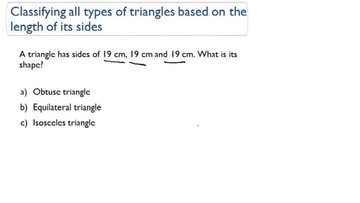 Clasificación de todos los tipos de triángulos por longitudes de lados Clasificación de todos los tipos de triángulos por longitudes de lados