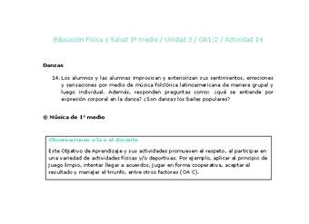 Educación Física 1 medio-Unidad 3-OA1;2-Actividad 14