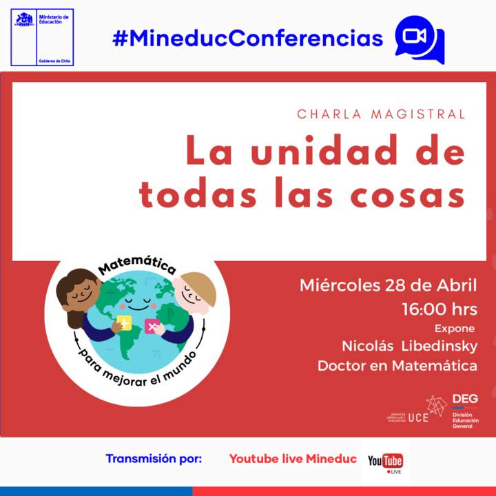Charla Magistral Matemática: La unidad de todas las cosas